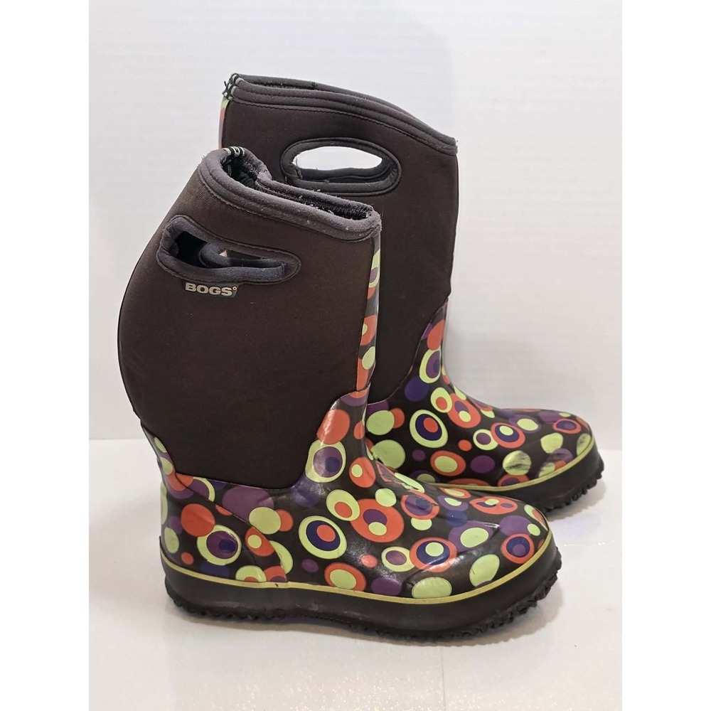 🌈🧸 Bogs Kids Classic High Bubbles Waterproof Winter‎ Boots US 4 EU 37